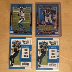 Panini NFL Carolina Panthers Football Card Lot